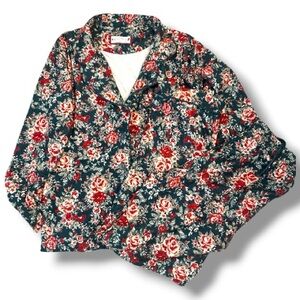 Sweet Honey Floral Pajama Set Girls Size 10 Button Top & Pants Matching Set